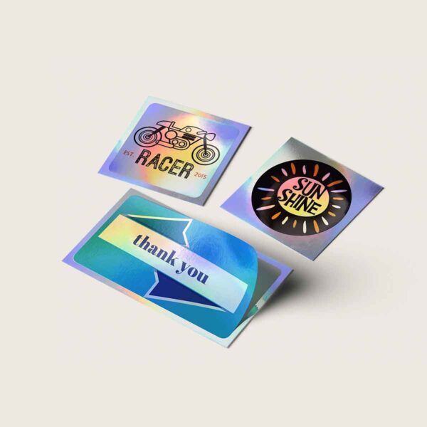 Custom Holographic Stickers Packaging